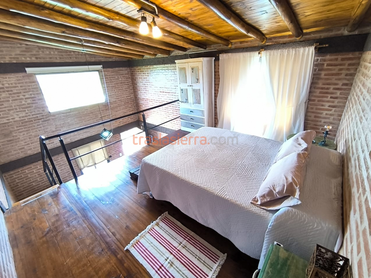 Dormitorio en planta alta | Kuntur Casas de Campo - Mina Clavero - Traslasierra