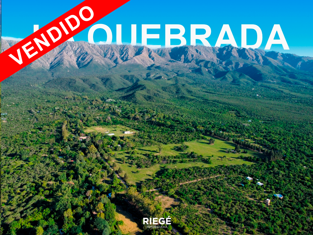 5 hectáreas en La Quebrada