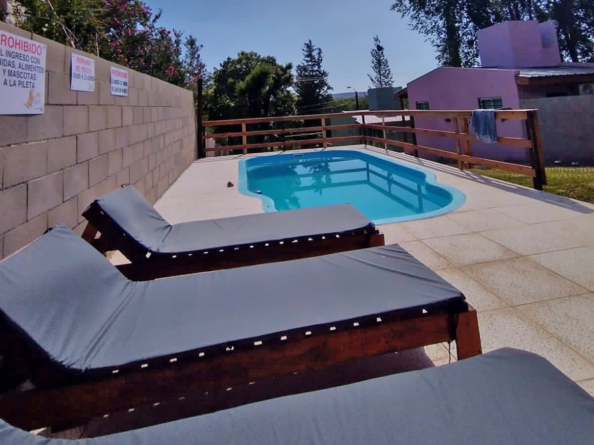 Piscina cercada | La Casa de Ummi Cabañas - Villa Cura Brochero - Traslasierra Piscina cercada | La Casa de Ummi Cabañas - Villa Cura Brochero - Traslasierra