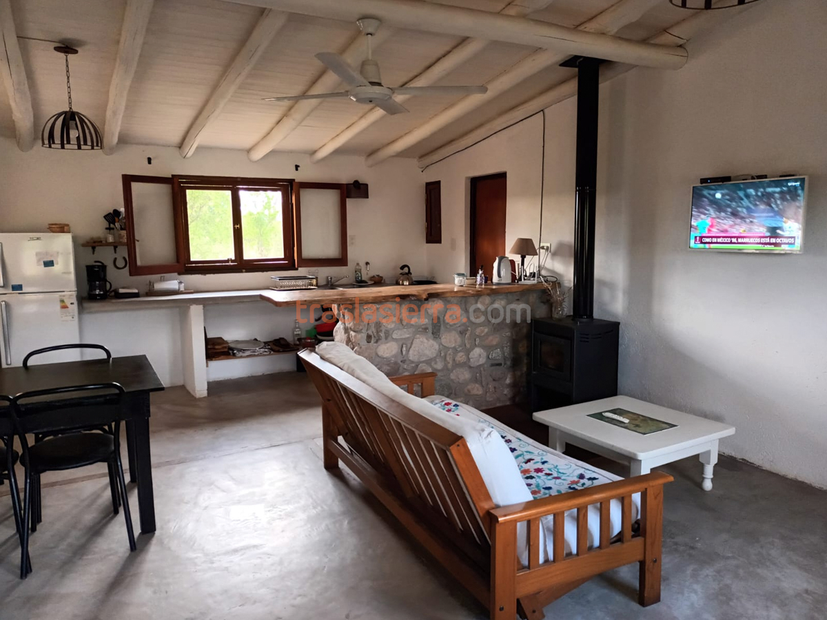 Ambiente integrado | Casa de Campo Cuarzo - Las Calles - Traslasierra Ambiente integrado | Casa de Campo Cuarzo - Las Calles - Traslasierra