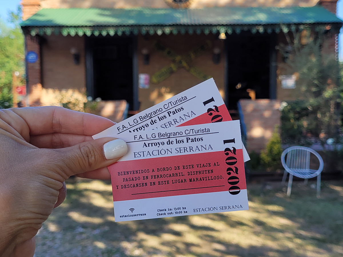 Tickets | Estación Serrana Cabañas - Arroyo de los Patos - Traslasierra