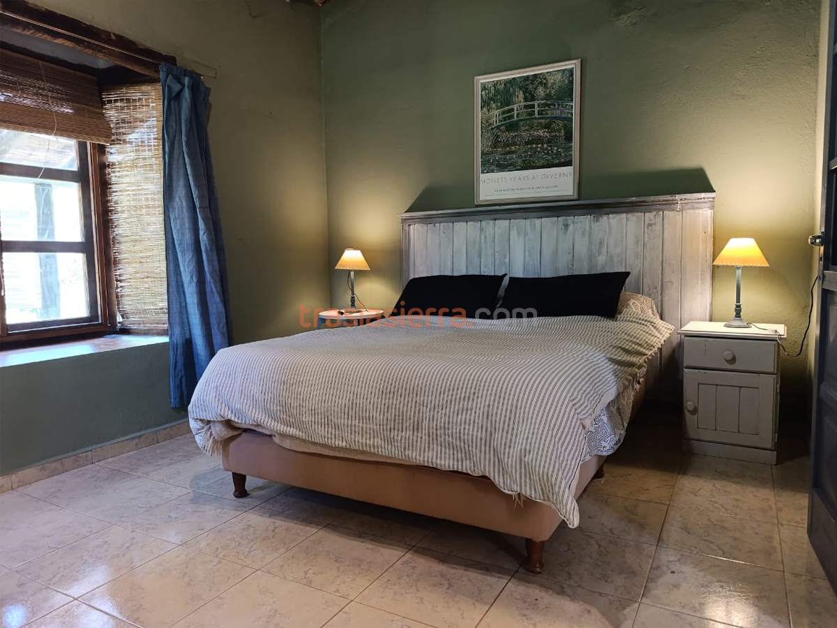 Dormitorio cama doble | Casa Azul Cielo 2 - Nono - Traslasierra