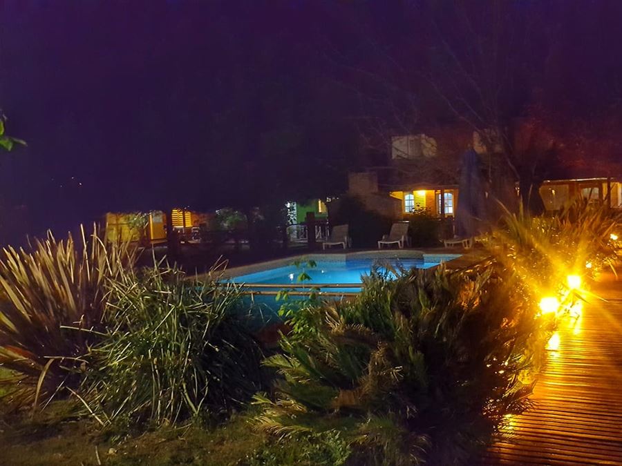 Vista nocturna | Oasis del Valle Apart Cabañas - Villa Cura Brochero - Traslasierra