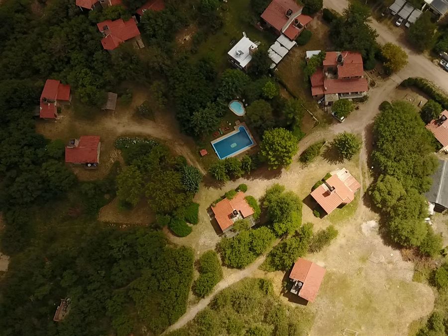 Vista aérea 3 | Altos del Algarrobo Cabañas - Villa Cura Brochero - Traslasierra