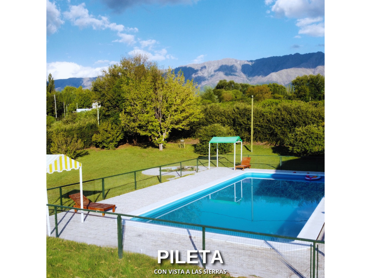 Piscina cercada | Cabañas del Lago - Las Rabonas - Traslasierra Piscina cercada | Cabañas del Lago - Las Rabonas - Traslasierra