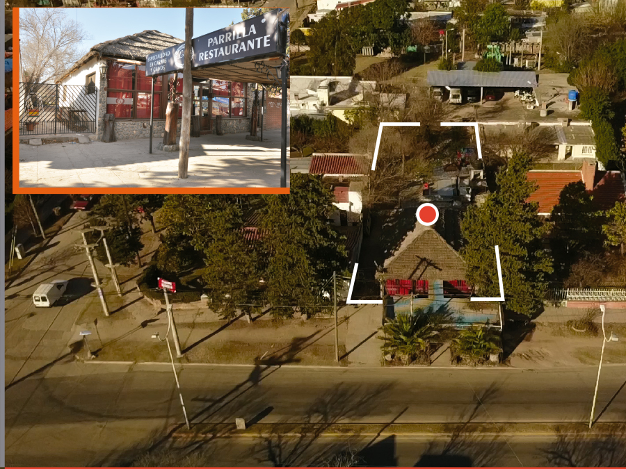 Parrilla - Restaurante sobre arteria principal