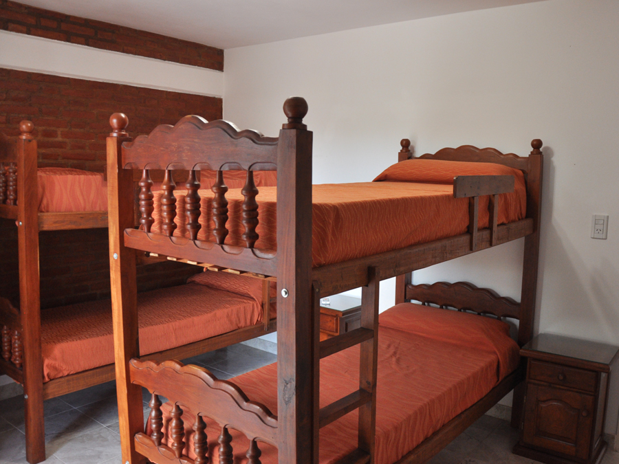 Dormitorio camas cucheta | Cabañas Don Pablo - Mina Clavero - Traslasierra