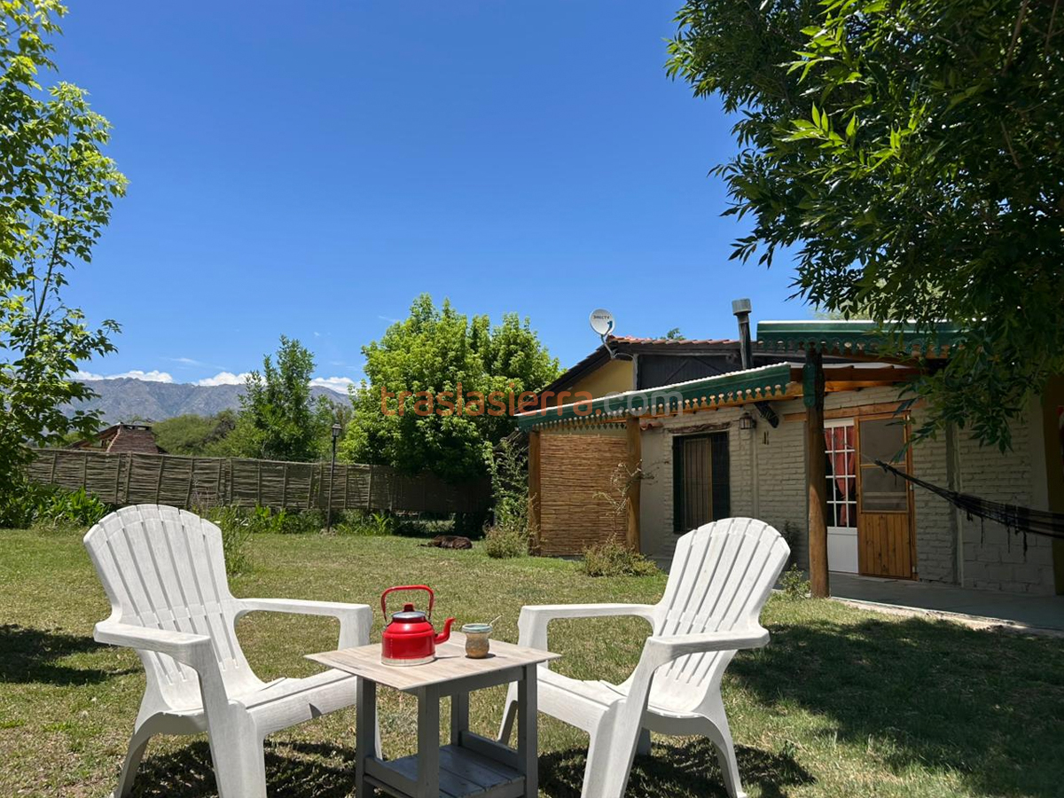 Predio parquizado | Casa Azul Cielo 2 - Nono - Traslasierra