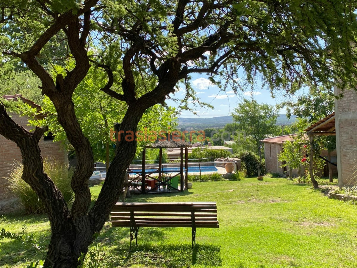 Predio piscina sombra | Los Chañaritos Cabañas - Arroyo de los Patos - Traslasierra