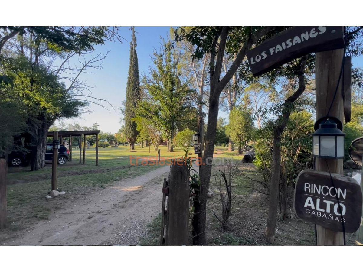 Acceso tranquera | Rincón Alto Cabañas - Nono - Traslasierra