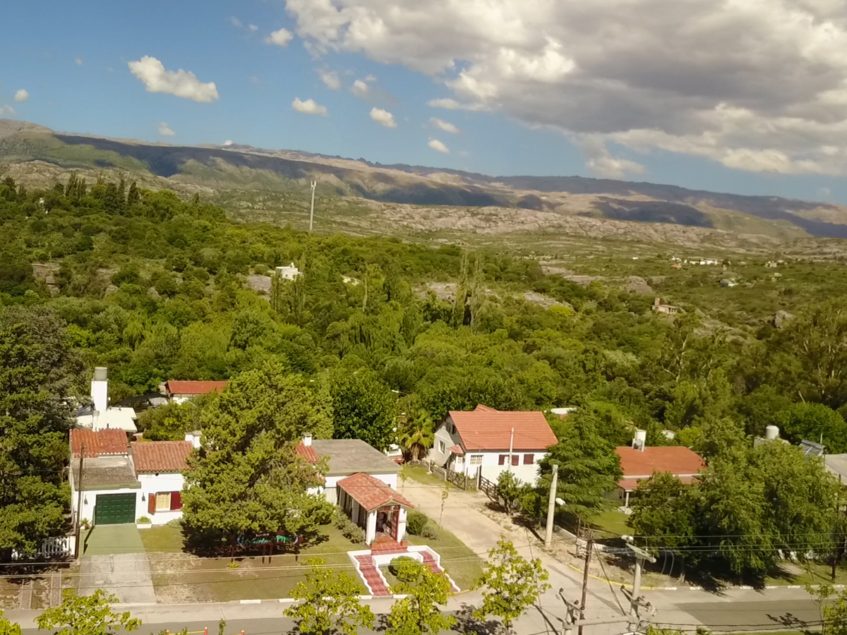 Vista aérea | La Casa de Pipa Hostería - Mina Clavero - Traslasierra