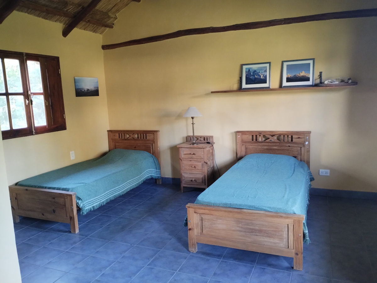 Dormitorio camas simples | Sobre la Playa I Casa de Campo - Mina Clavero - Traslasierra
